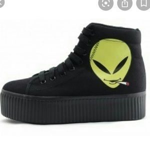 Jeffrey Campbell 👽 Alien Creeper Sneakers🖤🖤